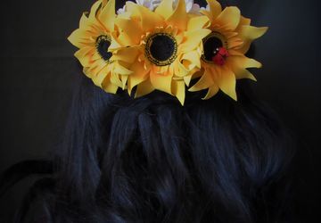 Гребень "Подсолнухи"