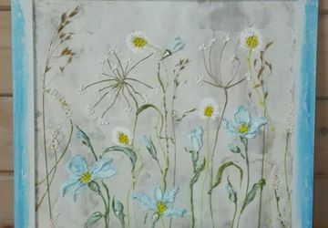 Панно «Цветочный пейзаж»
