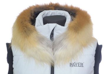 Опушка из меха рыжей лисы