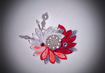 Брошь "Лёд и пламя"