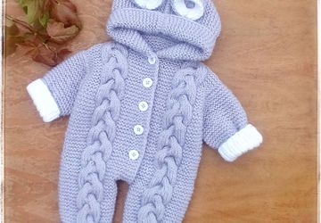 Комбинезоны детские вязаные