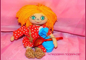 Домовой Кузя с мешком и расписной ложкой!