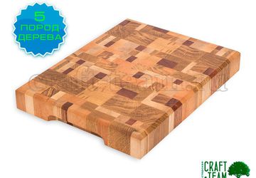 Доска разделочная торцевая наборная. Размеры 315*245*40