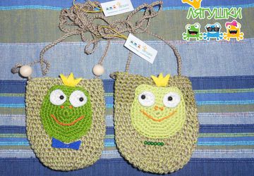 Сумки-лягушки по 600 рублей