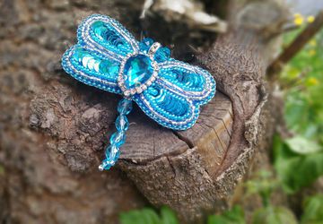 Брошь "Стрекоза"