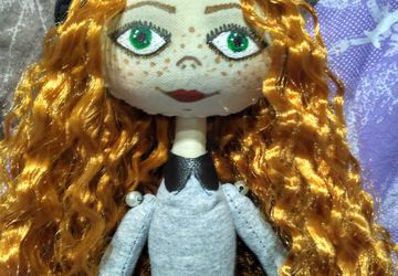 Девушка Злата из Франции(Куколка тыквоголовка)