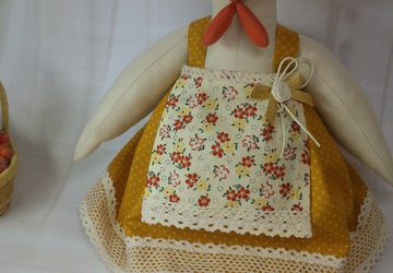 Курочка текстильная в стиле Тильда