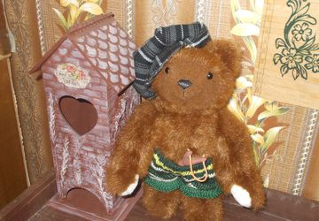 Мишка тедди, Крепыш. авторская игрушка.