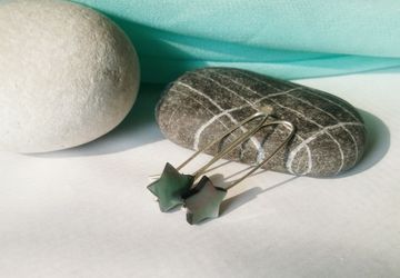 Серебряные серьги с перламутром