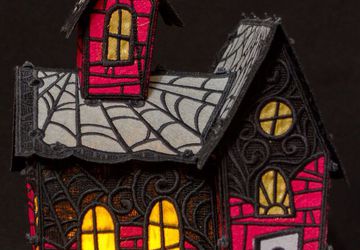 Ночник - домик Halloween