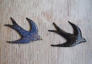 брошь ласточка