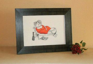 Вышитая картина.