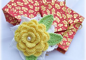 Брошь "Солнечное чудо"