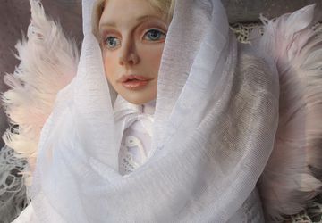 Кукла авторская Зимний ангел