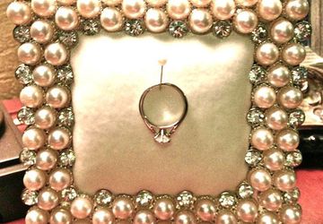 Рамка для хранения ювелирных колец своими руками.