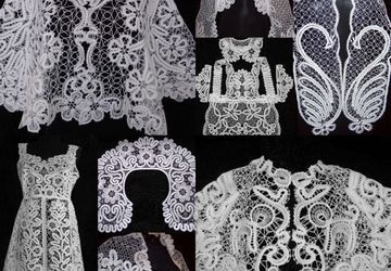 Одежда из кружева на коклюшках