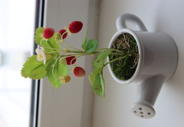 Земляника из полимерной глины