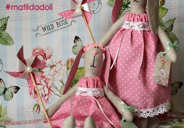 Тильда зайчик Стэффи и Сьюзен