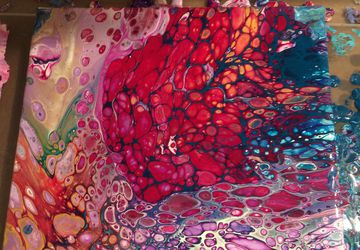 Современное искусство «Наливная картина»