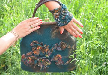 Сумка валяная