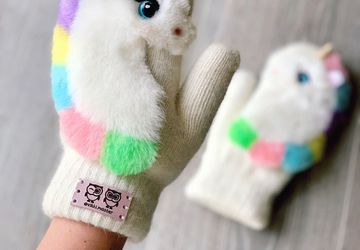 Звероварежки с единорогами