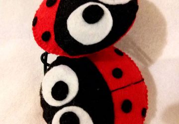 Резинки для волос "Божьи коровки"