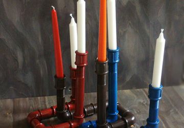 Подсвечник в стиле лофт