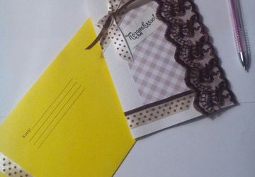 Открытка ручной работы