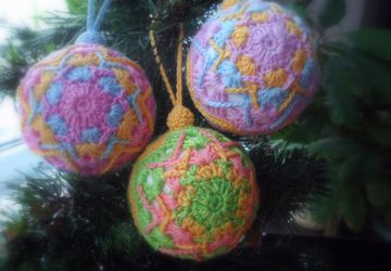 Ёлочные шары "Нежность"