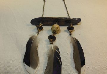 Подвеска с оперением