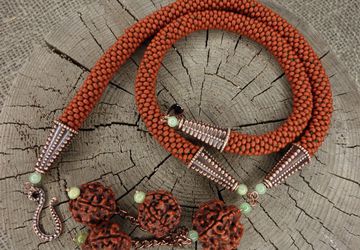 Кулон "Осенний танец".