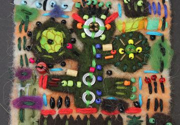 Декоративное панно этно-дерево