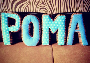 Объемные буквы подушки