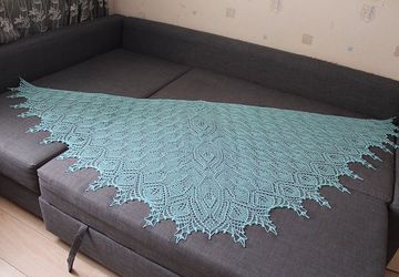 нефритовый цветок шаль