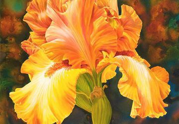 Рисуем акрилом цветы