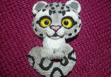 брошь "Барс"