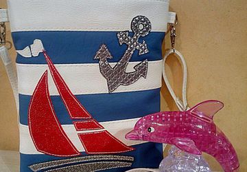 Сумочка через плечо "Алые паруса"