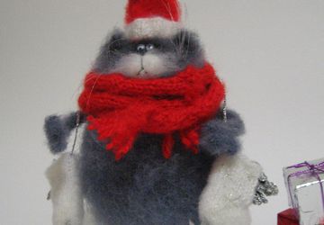 Котик Новогодний