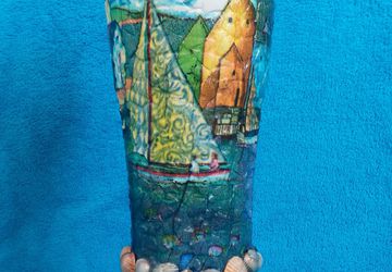 Ваза (декупаж)