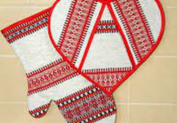 Проще простого -  прихватка-рукавица для кухни!