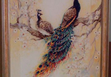 Пример оформления вышивки