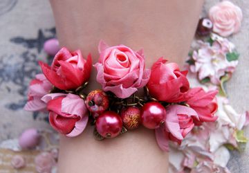 Браслет Алая Роза