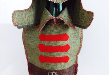 Одежда аксессуар на бутылку к 23 февраля. Будёновец.