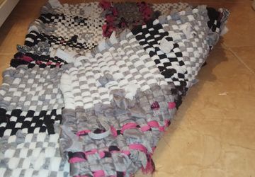 домотканный коврик  ванную