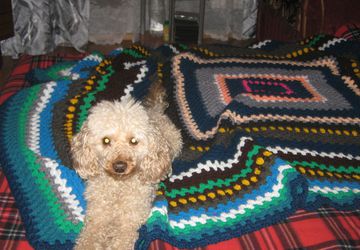 Плед ручной работы