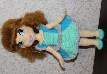 Вязаная кукла Пенелопа (46 см)