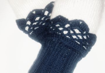 Митенки- манжеты Морозная свежесть