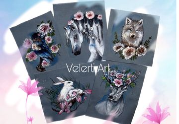 Набор: «Fantasy Forest Animals»