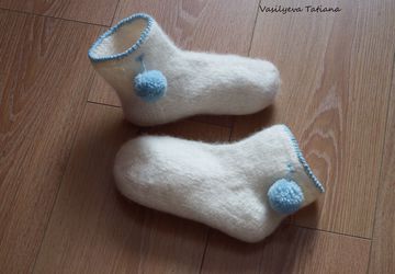 Сапожки домашние валяные