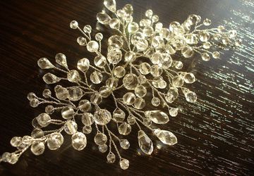 Хрустальное украшение в прическу